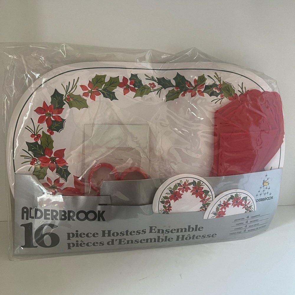 Vintage Christmas Placemat Set